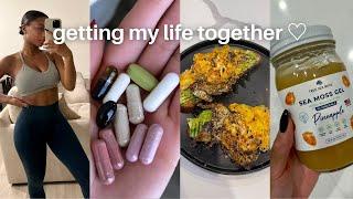 productive 24 hours in my life //  getting out of a funk  morning routine + gym + self-care + more