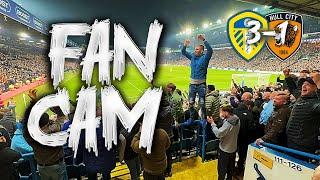 DAN JAMES SILENCES HULL CITY FANS !! FAN CAM | Leeds 3-1 Hull