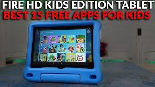 Amazon #FireHD 8 Kids Edition Tablet - 15 Best Free #KidsApps