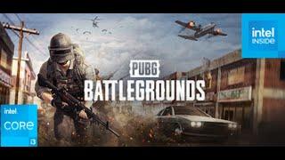 PUBG Intel UHD G4 + i3-1115G4 8gram FPS Test