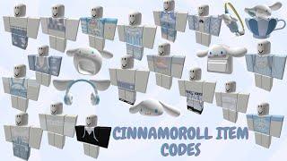 SANRIO {CINNAMOROLL} ITEM CODES`` ~ ୨୧  ·