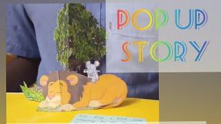 THE LION and THE MOUSE Pop up story book