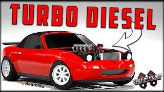 Turbo Diesel In A Miata ~ Automation - BeamNG