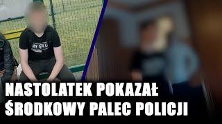 "Robisz sobie jaja z policji?". Nastolatek szybko pożałował pokazanego gestu do policjantów