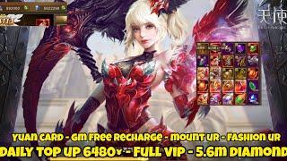 Era Of Celestials Private Server - Daily Top up 6480¥ - Full Vip - 5.6M Diamond - Yuan Card