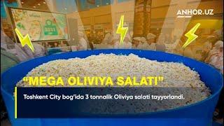 Toshkentda 3 tonnalik "Olivye” salati tayyorlandi / Anhor.uz reportaji