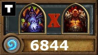 Hearthstone 6844 Rank 20 Warlock vs Warrior!