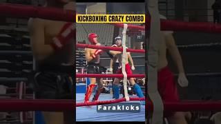 Kickboxing combo  #kickboxing #mma #fighter #usa #training