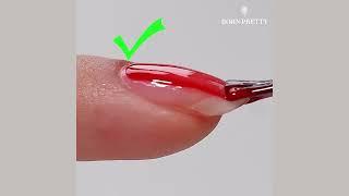 Nail Tips! How to apply gel polish evenly? I BORN PRETTY