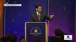 VP Vance, Sec. of State Rubio deliver remarks at conservative think tank gala