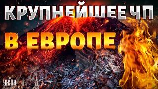 КРУПНЕЙШЕЕ ЧП в Европе! Проснулся ВУЛКАН: кадры извержения Этны. Метеорит в Турции