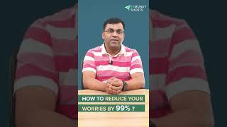 How to Reduce Your Stock Market Worries by 99%? | ETMONEY 1 Min #Shorts | Fear of Stock Market Crash