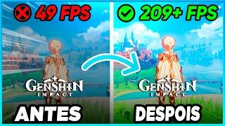 COMO AUMENTAR FPS DO GENSHIN IMPACT E RODAR EM PC FRACO FPS BOOST