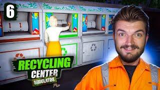 ТЕПЕРЬ ЛЮДИ САМИ НАМ ПРИНОСЯТ МУСОР  ШКИПЕР В RECYCLING CENTER SIMULATOR [6]