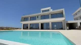 AKA019N5F Beachfront Luxury Five Bedroom Villa For Sale in Pervolia, Larnaca - Title Deeds New Build