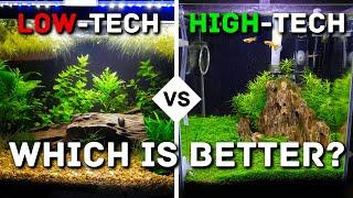 Low-Tech vs High-Tech Tanks: Which One is Right for You?