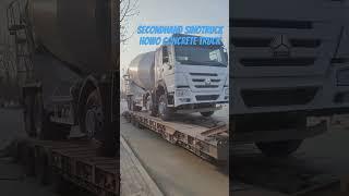 Loaded ️️️. Secondhand Sinotruck Howo concrete mixer trucks 12wheels 380HP 20CBM .