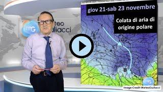 Tendenza Meteo fino a inizio Dicembre: primo vero assaggio di inverno