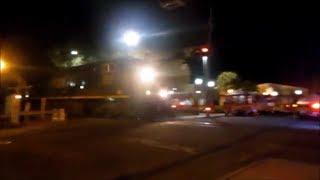 Csx Tropicana intermodal train with Railroad spike productions