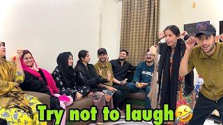 Try not to laugh challenge with family | Jo jeetega usse 20,000rs milainge