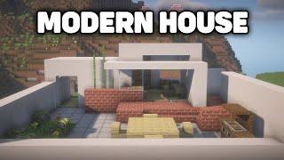 MODERN MINECRAFT HOUSE (tutorial)