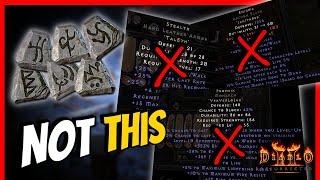 These Uses for Runes are Actually BETTER Than Making Runewords - Diablo 2 Resurrected