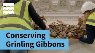 Conserving Work by Master Woodcarver Grinling Gibbons at Kensington Palace