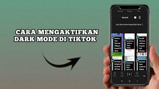 cara mengaktifkan mode gelap di tiktok