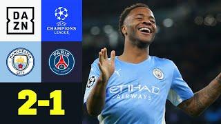 City dreht Duell der Stars: Man City - PSG 2:1 | UEFA Champions League | DAZN Highlights