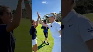 Nelly Korda & GabbyGolfGirl Doing A Trickshot