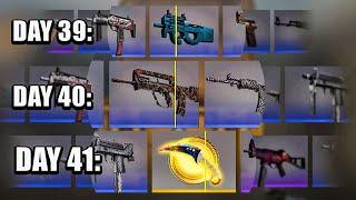 HE OPENED A CASE EVERY DAY UNTIL HE GOT A KNIFE...