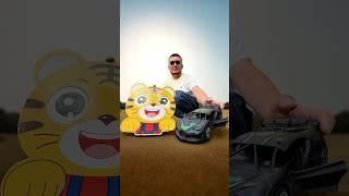 RC Car Rolls Down the Hill!  Remote Control Car Fun for Kids #shorts