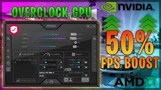 How to Overclock your Nvidia & AMD GPU Safely to Boost Performance!