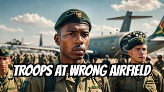 Angie's INEPT Defence Minisry lands South African Troops at WRONG Homecoming Airfield!