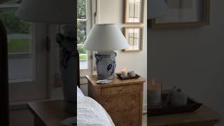 Nightstand styling made simple: a bit of beauty, function, and intentional design.
