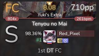 Red_Pixel | Zeami feat. Tenshi - Tenyou no Mai [Yuki's Extra] 1st +HDDT FC 98.36% {#1 710pp} - osu!