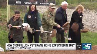 Governor Whitmer attends groundbreaking ceremony for new veterans home in Marquette Township