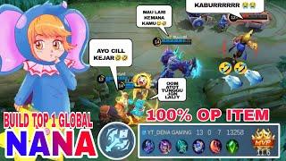 SET BUILD NANA TERSAKIT 2024 |EMBLEM NANA TERSAKIT 2024 - MLBB