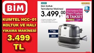 KUMTEL HALI KOLTUK TEMİZLEME MAKİNESİ HCC-01 22 KASIM BİM'DE 3.499 TL İNCELEME YORUMLAR ÖZELLİKLER