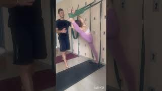 Wall rope yoga with Shubham