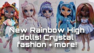 RAINBOW HIGH NEWS! NEW Crystal Fashion line, hair play dolls and more! They’re good again!