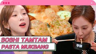 Soshi Tamtam pasta mukbang