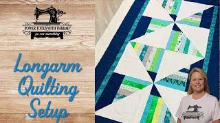 Longarm Quilting Setup, King Quilter II Elite & Sew Tites, the Stitchuation Room, 6-18-25