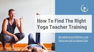 How to Choose the Right Yoga Teacher Training | Tuesdays with Tate