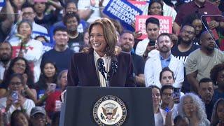 LIVE: Beyoncé joins Vice President Kamala Harris for campaign rally in Houston, Texas