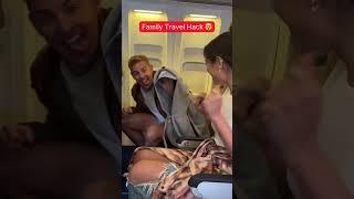 You have to try this genius travel hack!  #funny #airplane #couple #comedy