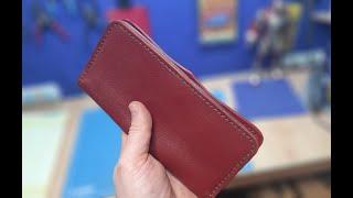 Женский кошелёк ручной работы. Handmade women's wallet. + Выкройка