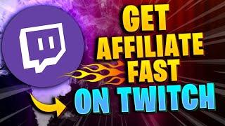 How to get Affiliate on Twitch 2020 FAST | 3 Average Viewers and 50 Followers |