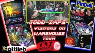 #1427 STAR TREK NEXT GENERATION & HOLLYWOOD HEAT Pinball Machines & Warehouse Tour TNT Amusements