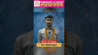 Congratulations ️Dheeraj KumarSelected In NHPC JE 1st Attempt  #patna #offlinestudent #nimbus